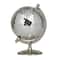 Silver Stainless Steel Glam Globe, 8" x 7" x 10"